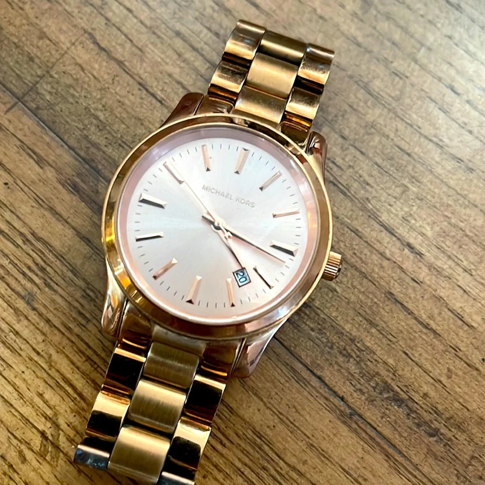 Copper Tone MICHAEL KORS WATCH | Rolex Style M- L wrist | Firm $